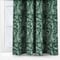 Furn Winter Woods Animal Chenille Emerald Eyelet rm_curtain