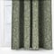 Morris & Co Acorn Tonal Matt Sage Pencil Pleat rm_curtain