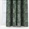 Morris & Co Marigold Floral Jacquard Leaf Green Pencil Pleat rm_curtain