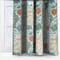 Morris & Co Seaweed Printed Velvet Stone and Sunflower Pencil Pleat rm_curtain