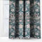 Morris & Co Strawberry Thief Jacquard Floral Indigo Pencil Pleat rm_curtain