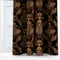 Paoletti Shiraz Traditional Jacquard Black Pencil Pleat rm_curtain