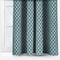 Sanderson Hutton Jacquard Blue Pencil Pleat rm_curtain