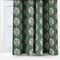 Sanderson Sessiele Leaf Motif Leaf Green Pencil Pleat rm_curtain