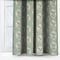 Sanderson Sessiele Leaf Motif Sage Pencil Pleat rm_curtain
