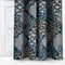 Wylder Ophelia Floral Jacquard Blue and Saffron Pencil Pleat rm_curtain