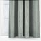 Yard Hebden Striped Forest Green Eyelet rm_curtain