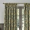 Morris & Co Cray Floral Velvet Sage and Sunflower Pencil Pleat rm_curtain