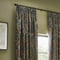 Morris & Co Seaweed Printed Velvet Indigo Pencil Pleat rm_curtain