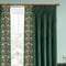 Morris & Co Strawberry Thief Embroidery Floral Forest Green Pencil Pleat rm_curtain