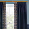Morris & Co Strawberry Thief Embroidery Floral Indigo Pencil Pleat rm_curtain