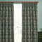 Morris & Co Strawberry Thief Jacquard Floral Forest Green Pencil Pleat rm_curtain