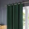 Paoletti Corinthian Velvet Forest Green Eyelet rm_curtain