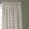Sanderson Sessiele Leaf Motif Flax Pencil Pleat rm_curtain