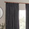 Yard Heavy Chenille Charcoal Pencil Pleat rm_curtain