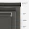 Coulisse Bergen Anthracite roller