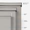 Coulisse Portofino Blackout Straw roller