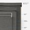 Leniro Blackout Mole Grey roller