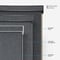 Leniro Blackout Rock Grey roller