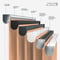 Pop Blackout Terracotta roller