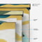 Sonova Studio Abstract Landscape Ocean Blue roller
