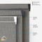 Coulisse Bergen Blackout Mid Grey roller