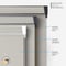 Coulisse Bergen Blackout Sand roller