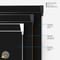 Coulisse Berlin Blackout Black roller