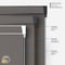 Coulisse Detroit Blackout Steel Grey roller