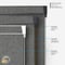 Coulisse Hampton Blackout Anthracite roller