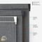 Coulisse Portofino Blackout Ash roller