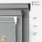 Coulisse Portofino Blackout Limestone roller