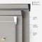 Coulisse Portofino Blackout Straw roller