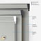 Leniro Blackout Pebble Grey roller