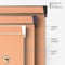 Pop Blackout Terracotta roller