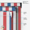 Sonova Studio Whitby Stripe Marine roller