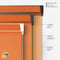 Touched By Design Spectrum Orange roller