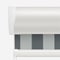 Brighton Stripe Charcoal roller