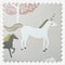 Sophie Allport Forest Ponies Soft Pink roller