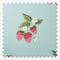 Sophie Allport Strawberries Pale Blue roller