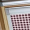 Sonova Studio Gingham Berry roof_blind