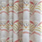 Afro Deco Blush & Olive curtain