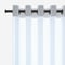 Casamance Winona White Celadon curtain