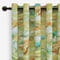 Modernist Neon Teal curtain