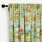 Modernist Neon Teal curtain