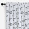 Wink Mono White curtain