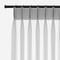 Casamance Winona White Anthracite curtain