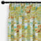 Modernist Neon Teal curtain