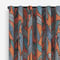 Edinburgh Weavers Tropical Leaf Tangerine curtain