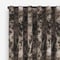 Lava Charcoal curtain